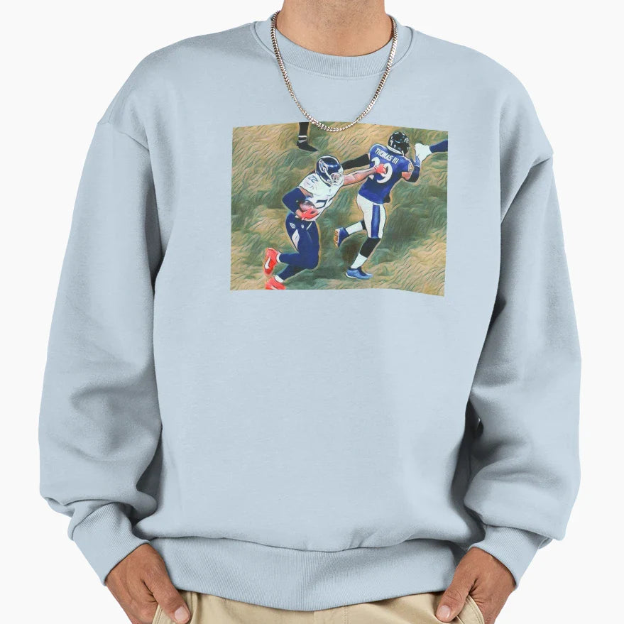 Stiff Arm Sweatshirt - Trendy Graphic Unisex