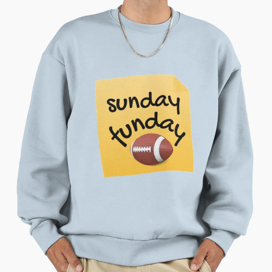 Sunday Funday Sweatshirt - Streetwear Style Unisex