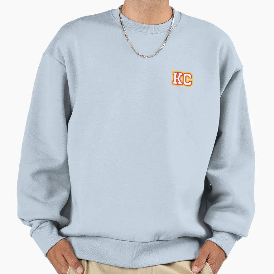 Kc Outline Colors Sweatshirt - Minimalist Print Men Women