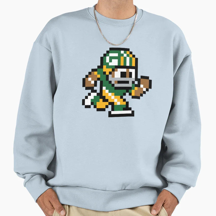Green Bay Packers Tecmo Super Bowl Sweatshirt - Unique Graphic Men Women