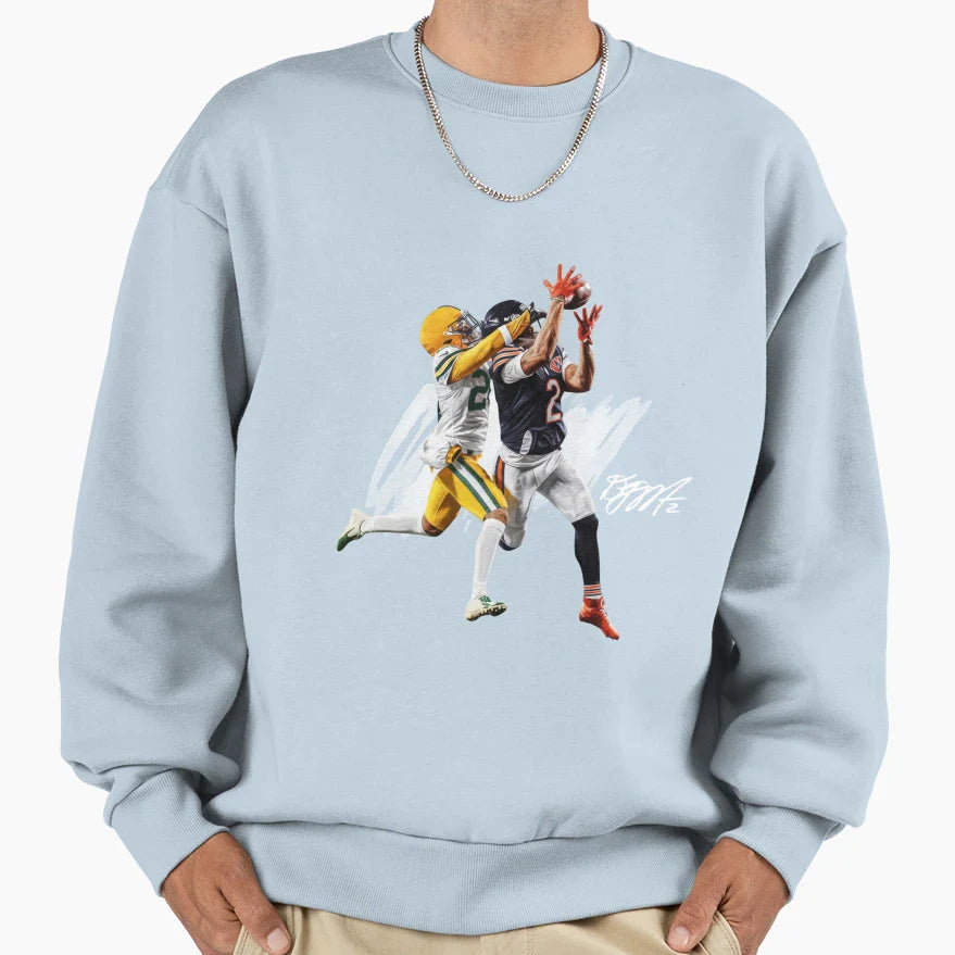 Dj Moore Night Night Chicago Sweatshirt - Fun Novelty Design Men Women