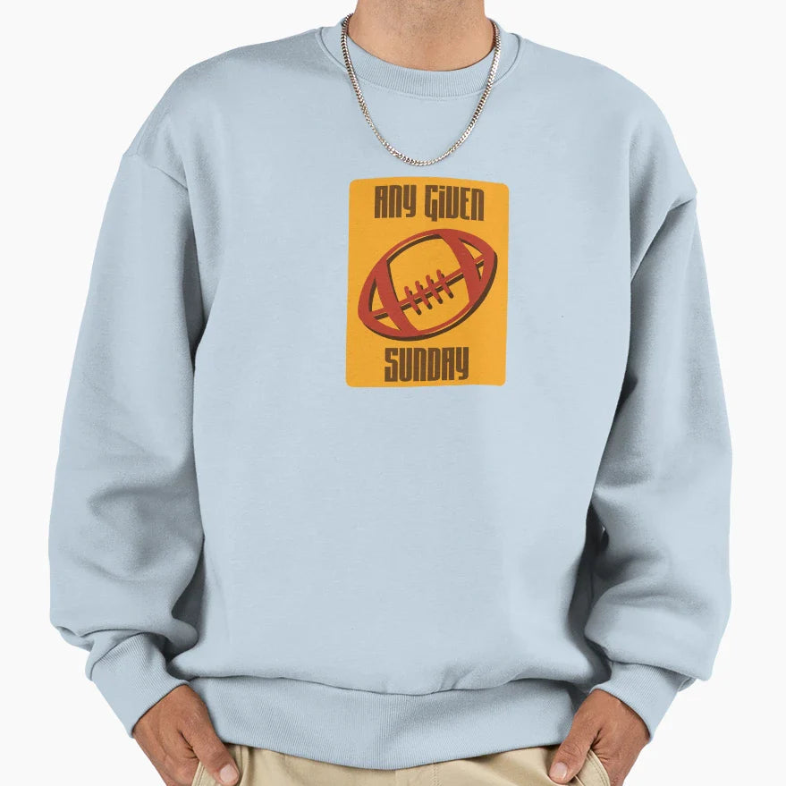 Any Given Sunday Sweatshirt - Unique Graphic for Adults