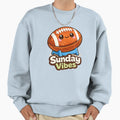 American Football Sunday Vibes Sweatshirt - Trendy Graphic for Adults