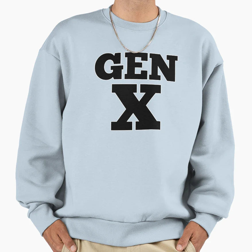 Gen X Sweatshirt - Casual Everyday Wear for Adults