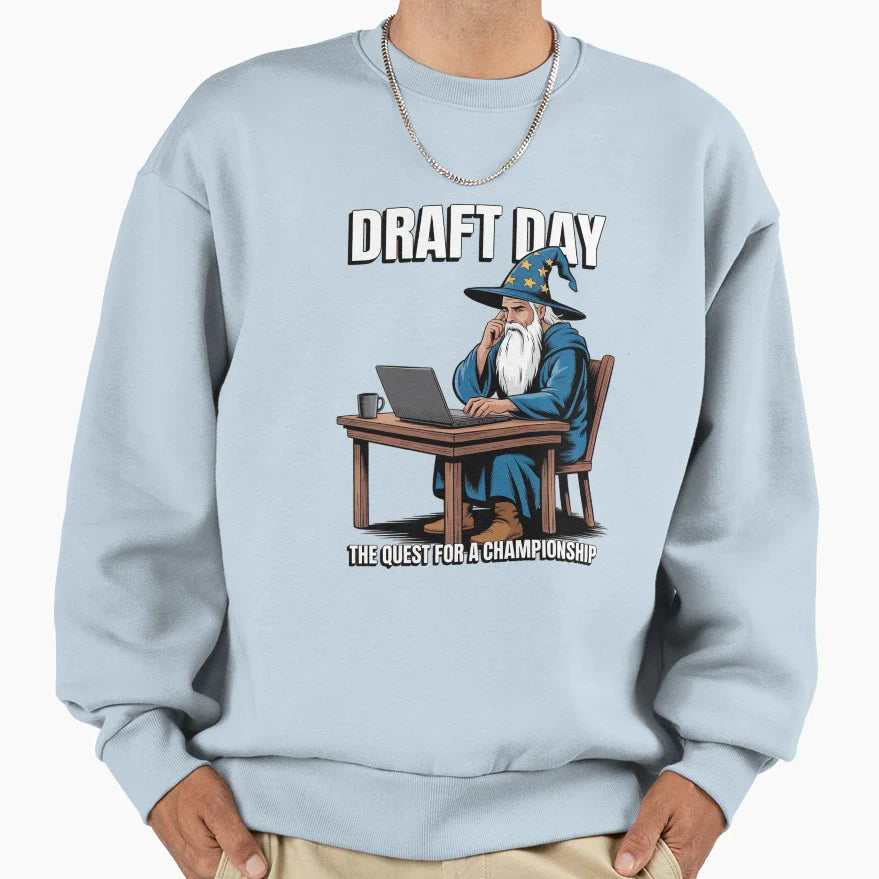 Fantasy Football Draft Sweatshirt - Casual Everyday Wear Men Women