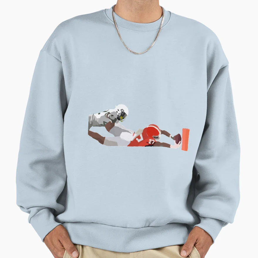 December 4Th Big College Football Sweatshirt - Streetwear Style Men Women