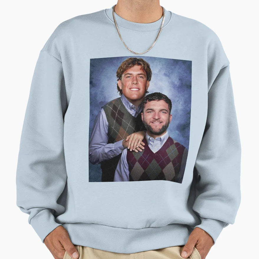 Skat And Jax Sweatshirt - Custom Art Print for Adults