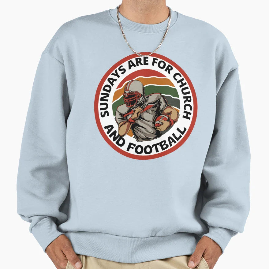 Sundays Are Church Jesus And Sweatshirt - Unique Graphic Men Women