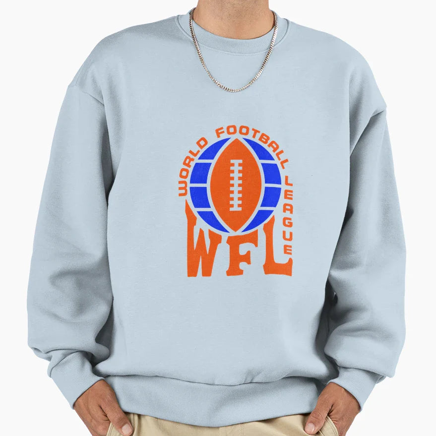 World Football League Sweatshirt - Novelty Apparel for Adults