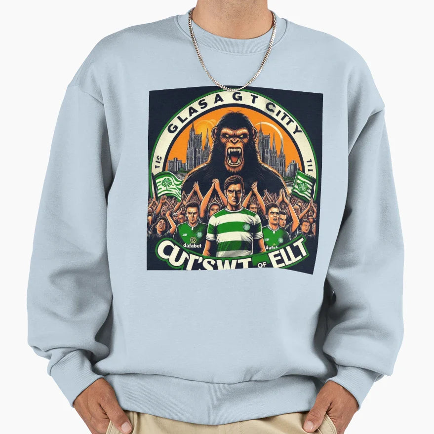 Glasgow City Passion And Power Sweatshirt - Graphic Print for Adults