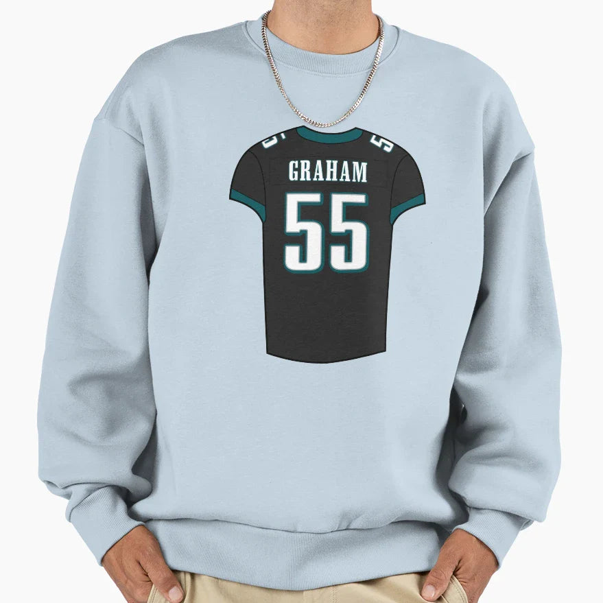 Brandon Graham Alternate Jersey Sweatshirt - Trendy Graphic for Adults