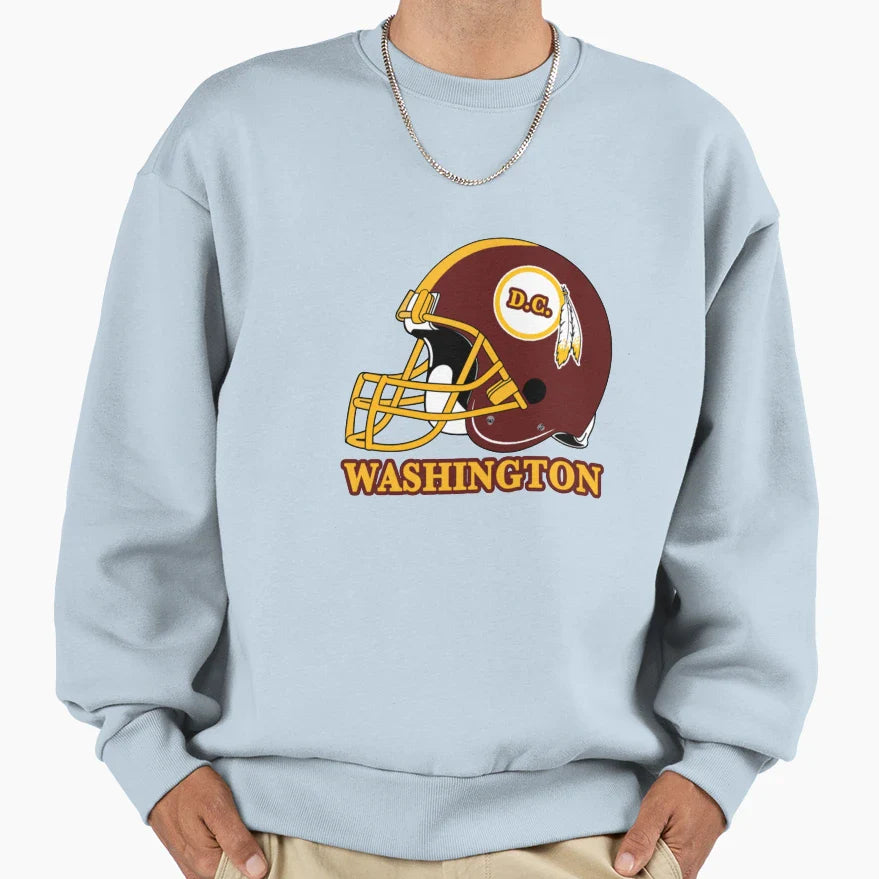 Washington Football Dc Sports Sweatshirt - Streetwear Style for Adults