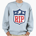 Rip Rest Peace Sweatshirt - Aesthetic Graphic Unisex