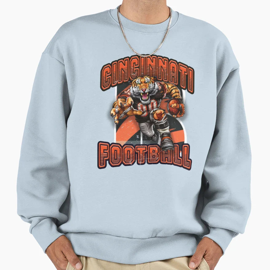 Cincinnati Football Detroit Lions Sweatshirt - Minimalist Print Men Women