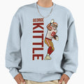George 85 Nobrand Mens Kittle Black T-Shirt - Fun Novelty Design Unisex