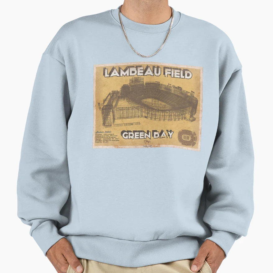 Lambeau Field Green Bay Sweatshirt - Novelty Apparel Men Women