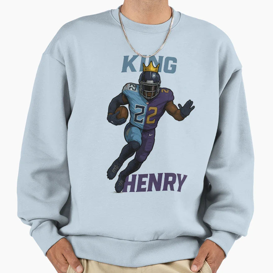 Derrick King Henry Sweatshirt - Casual Everyday Wear Unisex