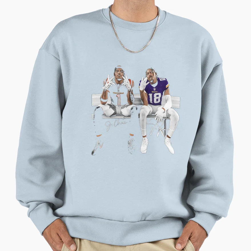 JJ Jamarr Chase Sweatshirt - Custom Art Print for Adults