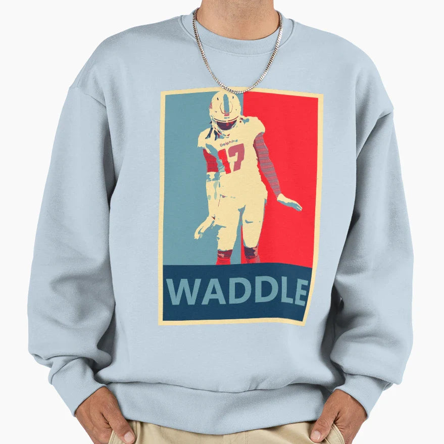 Jaylen Waddle Waddle Dance Sweatshirt - Trendy Graphic Unisex
