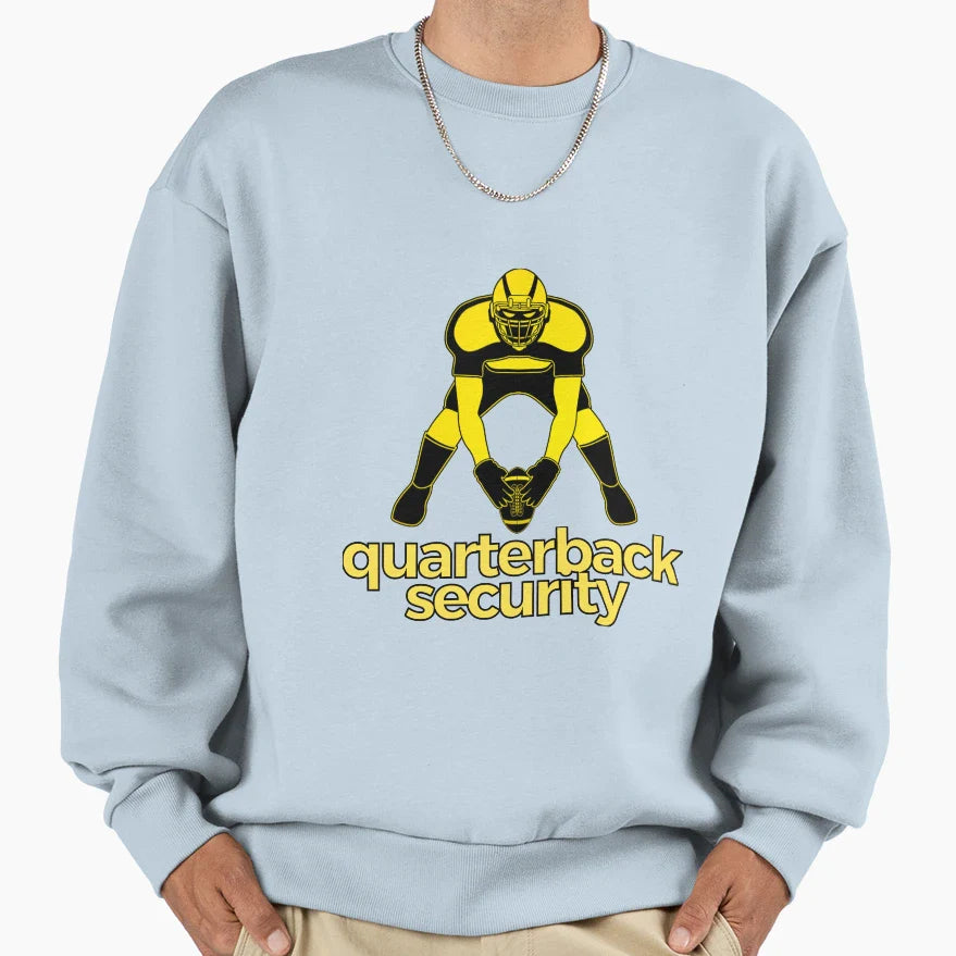 Quarterback Security Helmet Security Sweatshirt - Trendy Graphic Men Women
