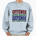 Offense Vs Defense Sweatshirt - Streetwear Style Men Women