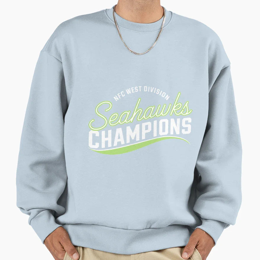 Seattle Football Champs Nfc Sweatshirt - Casual Everyday Wear for Adults