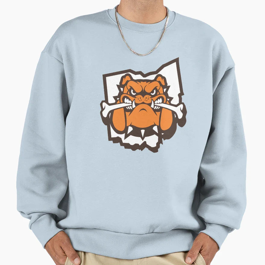 Dawg Pound Ohio Bulldog Sweatshirt - Aesthetic Graphic for Adults
