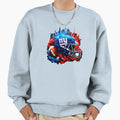 Ny Football Sweatshirt - Custom Art Print Unisex