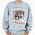 Player Sports Quarterback 14 Wide Sweatshirt - Unique Graphic Men Women