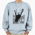 Game Time Football Red Sweatshirt - Casual Everyday Wear Men Women
