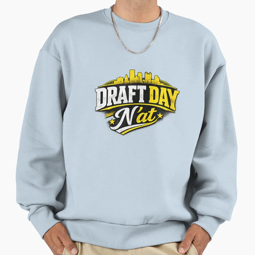 Draft Day Nat Pittsburgh Sports Sweatshirt - Streetwear Style for Adults