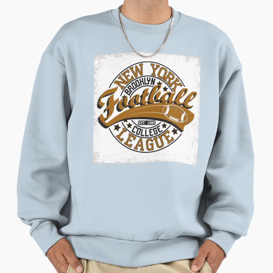 New York Football Sweatshirt - Fun Novelty Design Men Women