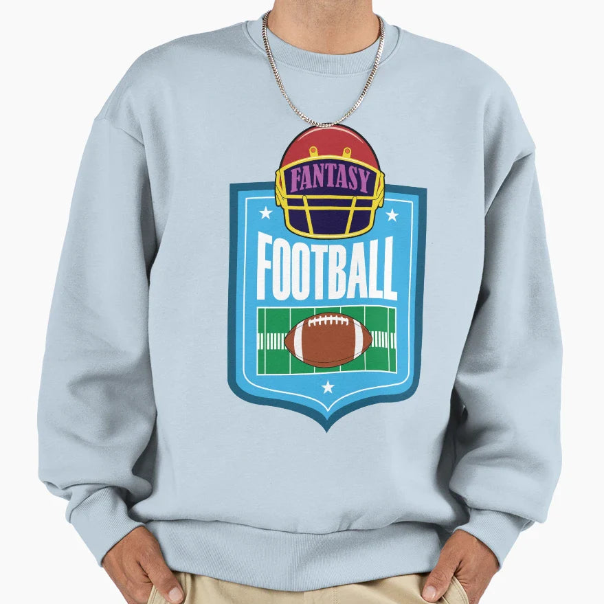 Logo Fantasy Football Sweatshirt - Custom Art Print Unisex