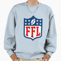 Fantasy Football Logo Ffl League Sweatshirt - Aesthetic Graphic for Adults