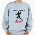 Quarterback Security Red Sweatshirt - Unique Graphic Unisex