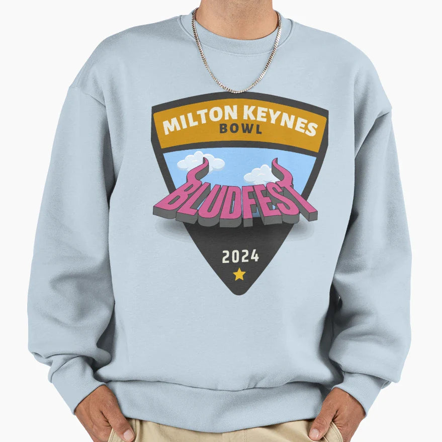 Yungblud Bludfest Badge Sweatshirt - Aesthetic Graphic Unisex