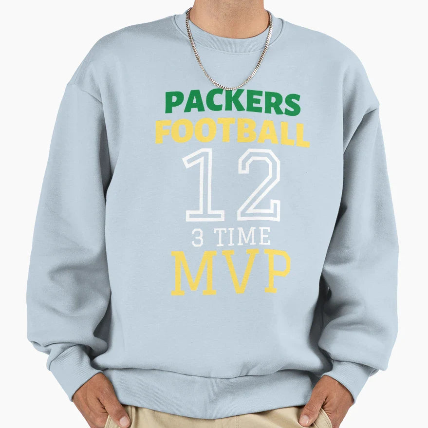Packers Football Mvp Sweatshirt - Graphic Print for Adults