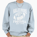 Baltimore Football 3 Sweatshirt - Streetwear Style Men Women