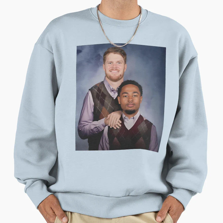 Funny Sam Darnold Jaxon Smith Njigba Sweatshirt - Graphic Print Men Women