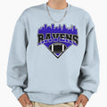 Ravens Football Skyline Football Team Sweatshirt - Aesthetic Graphic Unisex