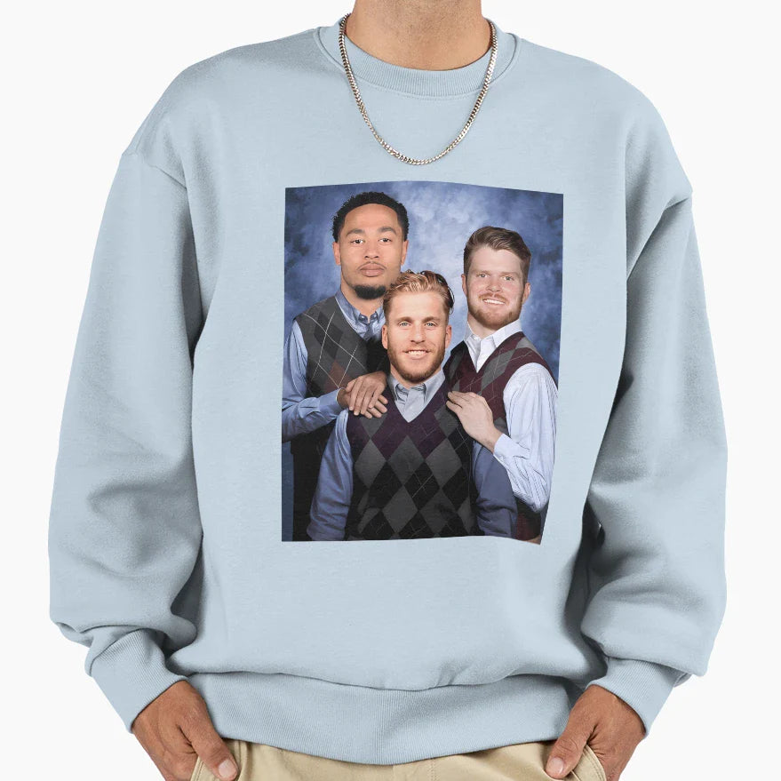 Sam Darnold Jaxon Smith Njigba Cooper Sweatshirt - Novelty Apparel Unisex