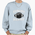 Sunday Kickoff Football Sweatshirt - Trendy Graphic Men Women
