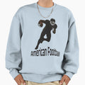 American Football Player Sweatshirt - Minimalist Print Unisex
