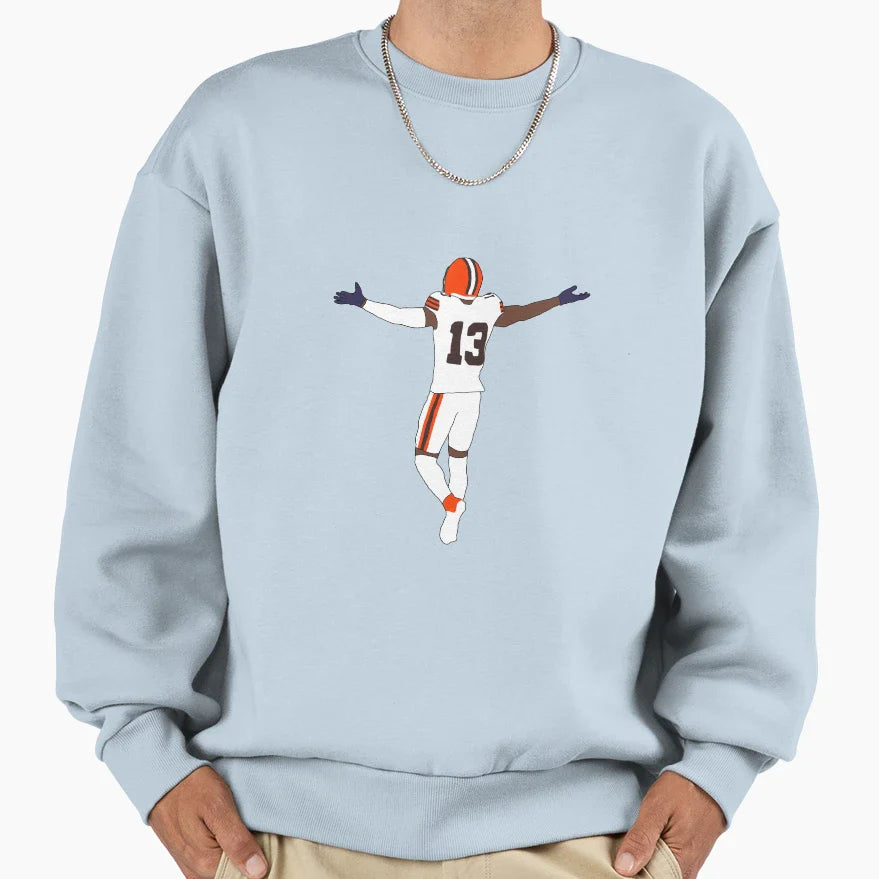 Cleveland Browns Odell Beckham Jr Sweatshirt - Novelty Apparel Unisex