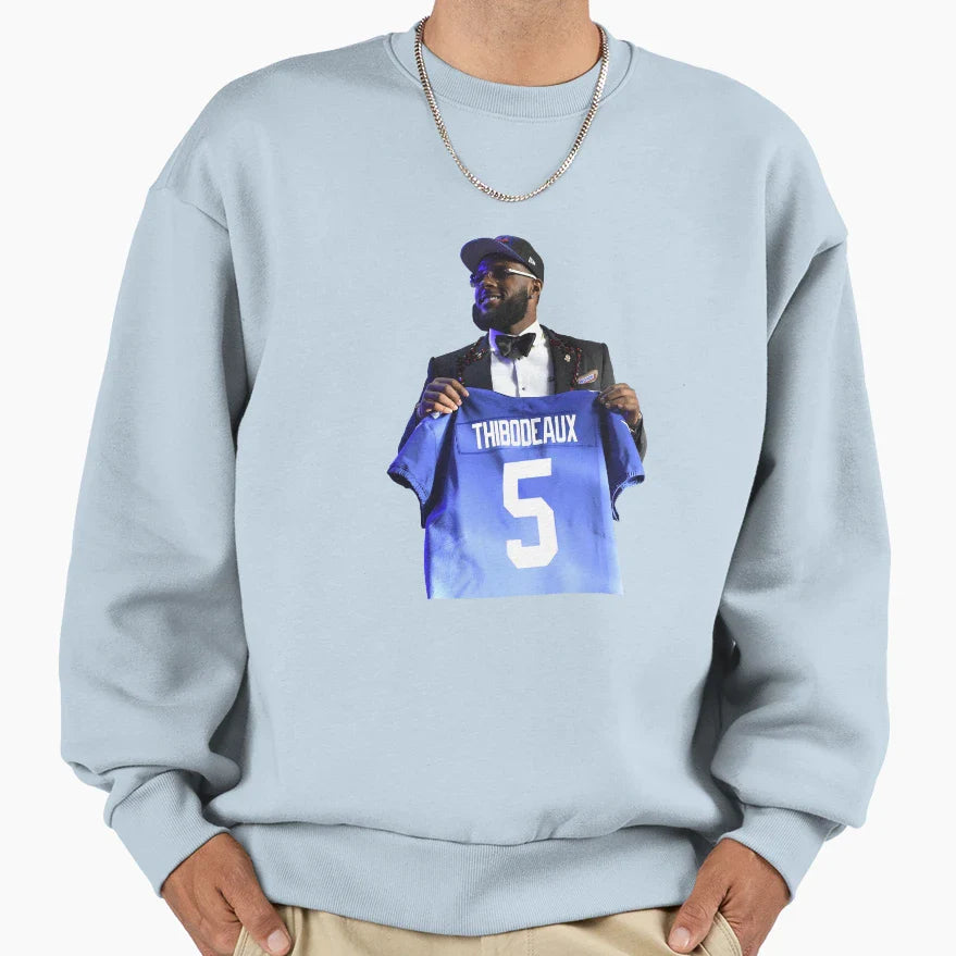 Nyg Kayvon Thibodeaux Sweatshirt - Casual Everyday Wear Men Women