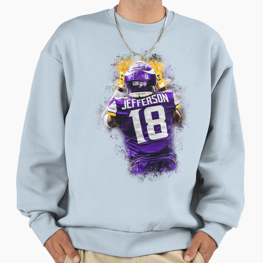 Jefferson T Sweatshirt - Aesthetic Graphic Unisex