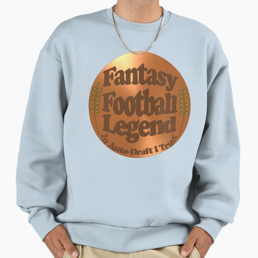 Fantasy Football Legend Sweatshirt - Unique Graphic Men Women