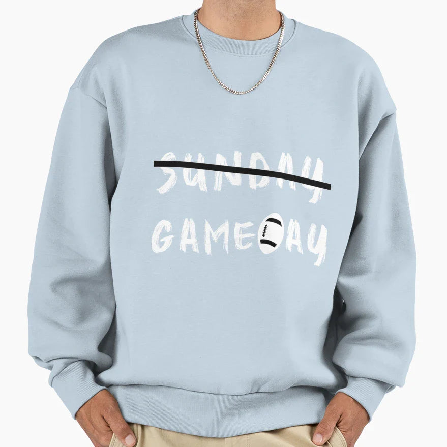 Football Sunday Gameday T-Shirt - Minimalist Print for Adults