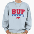 Buf Football Buffalo Football Sweatshirt - Novelty Apparel Unisex