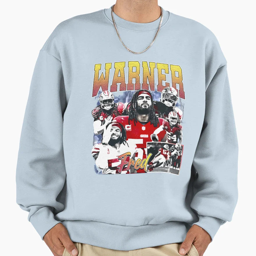 FW San Francisco Football Sweatshirt - Trendy Graphic Men Women